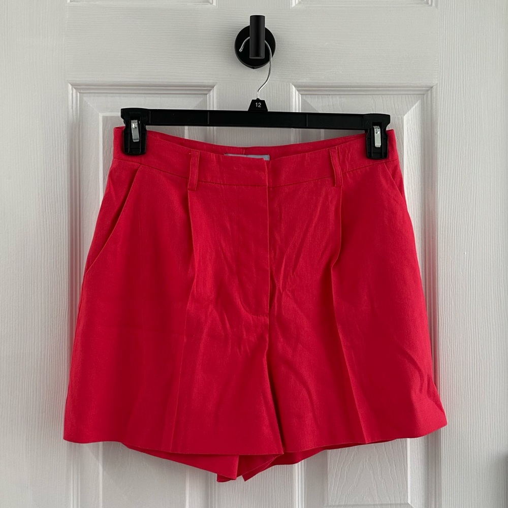 Antonio Melani Hot Pink Linen Shorts